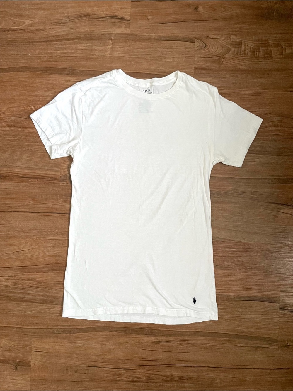 Polo by Ralph Lauren White Crew Neck Short Sleeve Tee Size M - 100% Cotton